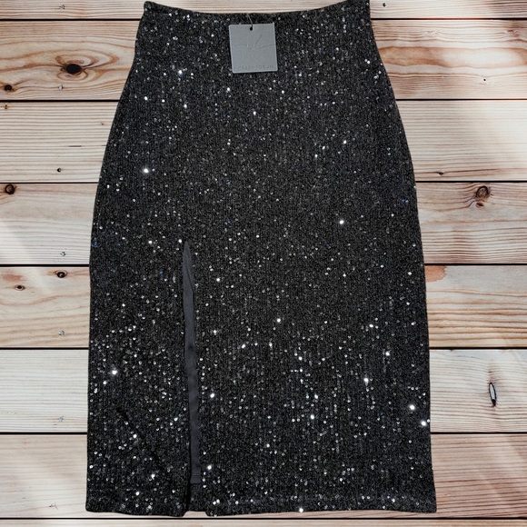 Dress Forum Dresses & Skirts - Dress Forum Los Angeles - Sequin Black Skirt